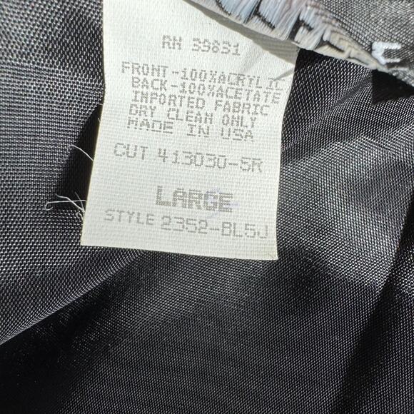 Vintage My Michelle Vest Southwestern Aztec Print Western Academia Large - Picture 8 of 8